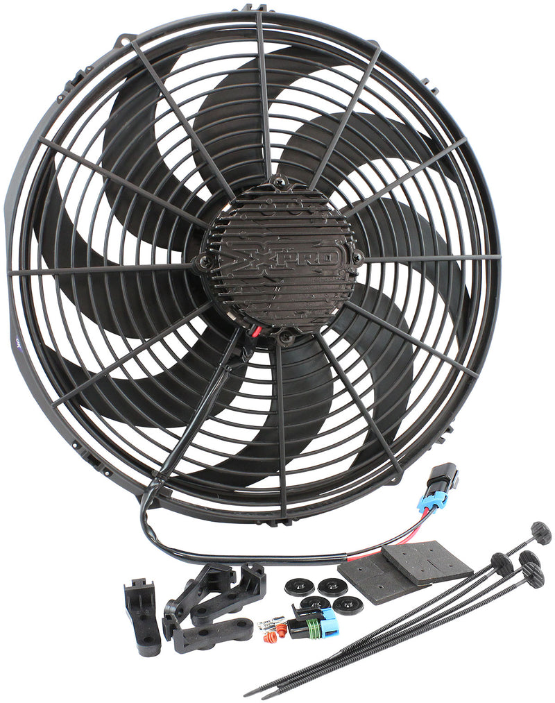 BRUSHLESS 16" ELECTRIC FAN    3300 CFM CURVED BLADE