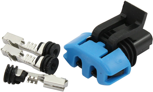 DELPHI 40mm FUEL PUMP PLUG &  PINS FEMALE WALBRO 525 450