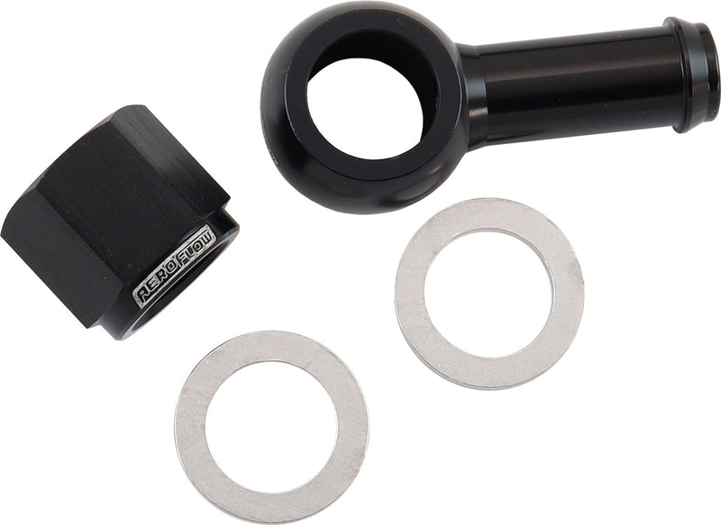 AEROFLOW / BOSCH FUEL PUMP    10mm 3/8" BANJO & NUT KIT BLAC
