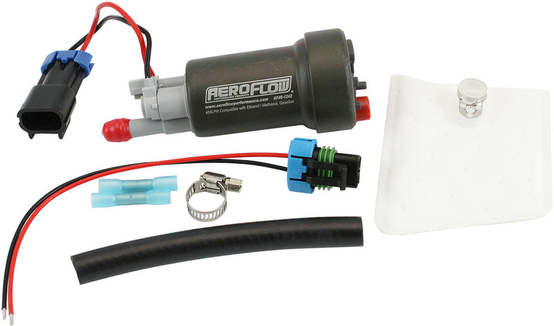 450lph E85 HI FLOW FUEL PUMP  UNI INTANK WITH CHECK VALVE   WALBRO Aeroflow - AF 49-1242