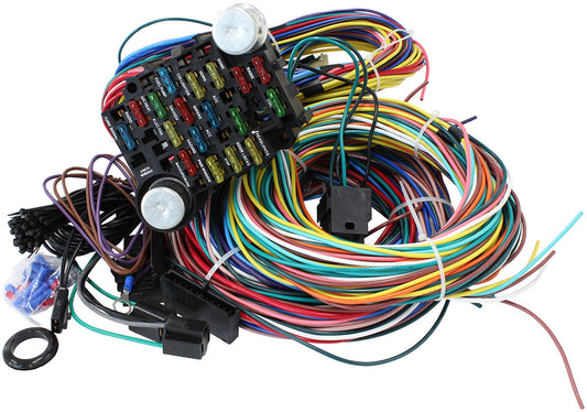 21 CIRCUIT UNIVERSAL WIRING   HARNESS 21 FUSE 12V Default Title