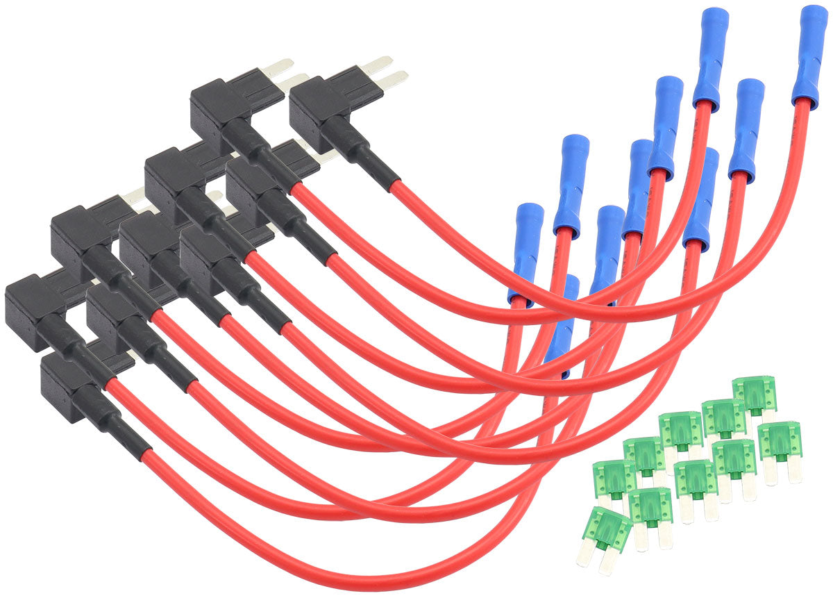 PUSH IN FUSEABLE LINK MICRO BLADE FUSE POWER FEED UNI 10 PACK Aeroflow ...