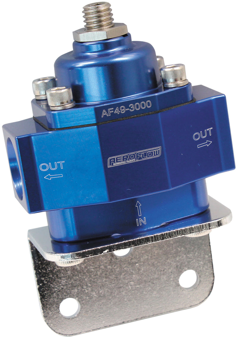 BLUE STYLE REG 4.5-9 PSI ADJUSBILLET  1In 2 Out -8 ORB PORTS