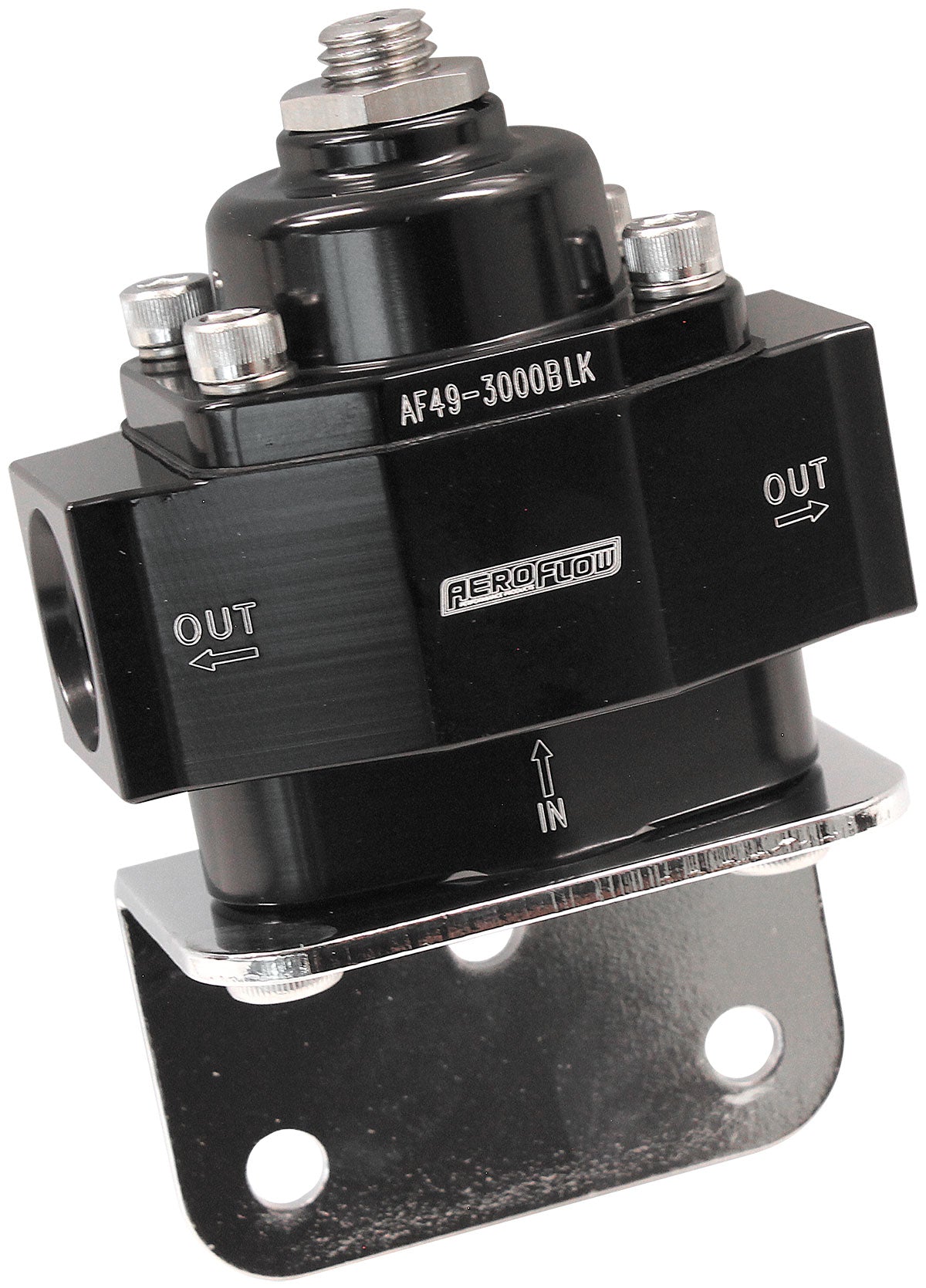 BLUE STYLE REG 4.5-9 PSI ADJ  BILLET  1In 2 Out -8 ORB PORTS