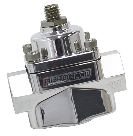 BLUE STYLE REG 4.5-9 PSI ADJUSBILLET  1In 2 Out 3/8 NPT PORT