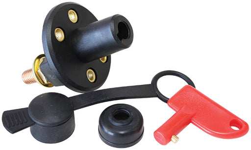 BATTERY ISOLATOR SWITCH       AND RED KEY