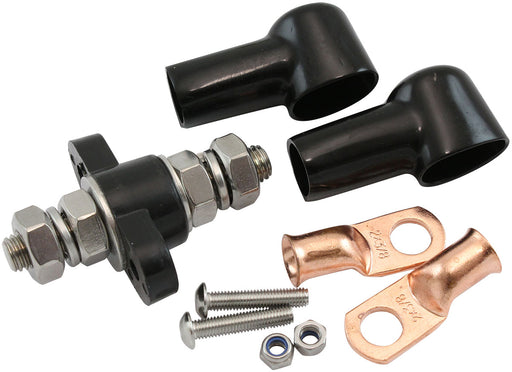 SINGLE ELECTRICAL BULKHEAD M10POST NEGATIVE STUD BLK TERMINA