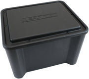 SEALED BATTERY BOX BLACK      ID 266mm x 209mm x 215mm