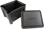 SEALED BATTERY BOX BLACK      ID 266mm x 209mm x 215mm