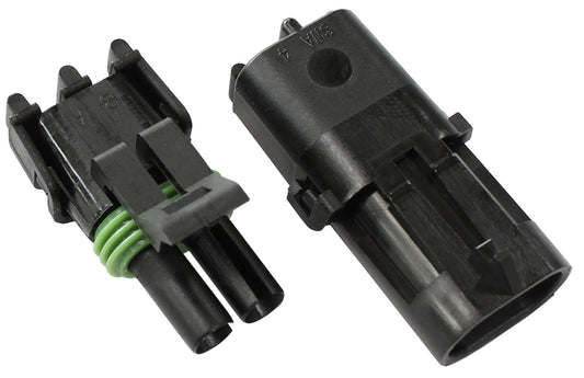 WEATHERPACK 2 PIN CONNECTOR   MALE/FEMALE, PINS & SEALS