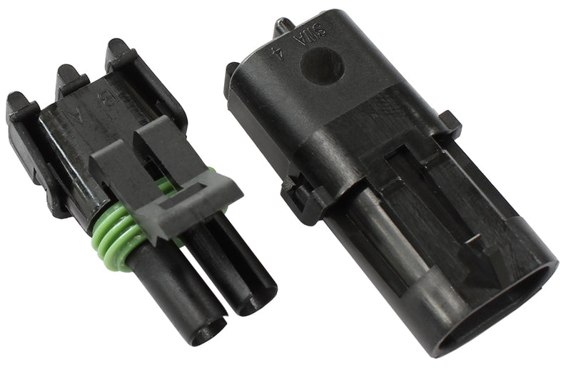 WEATHERPACK 2 PIN CONNECTOR   MALE/FEMALE, PINS & SEALS