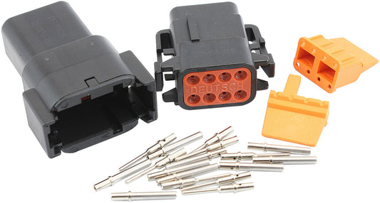WEATHERTIGHT DTM 8 PIN BLACK  CONNECTOR KIT DEUTSCH DTM STYL