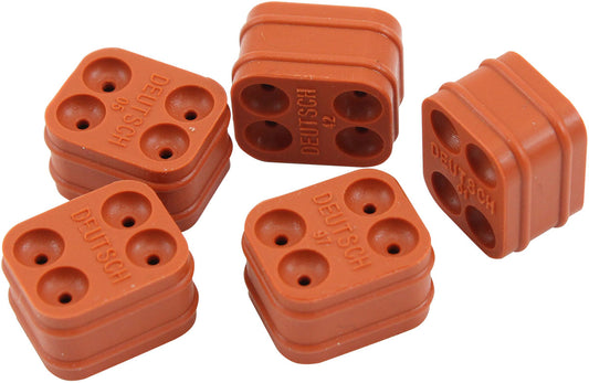 WEATHERTIGHT DTM WIRE SEAL    4 PIN PACK OF 5 DEUTSCH CONNEC