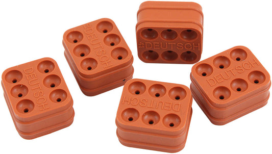 WEATHERTIGHT DTM WIRE SEAL    6 PIN PACK OF 5 DEUTSCH CONNEC