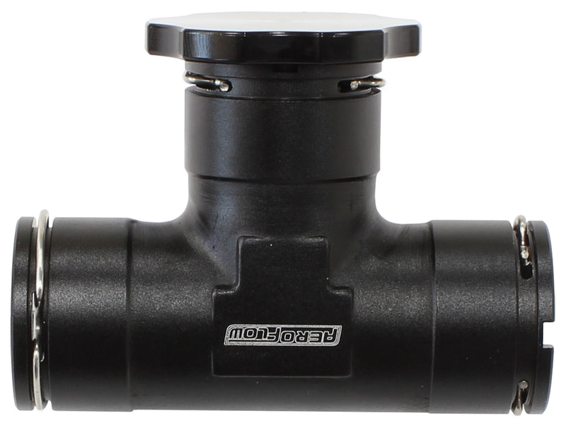 LSA S/CHARGER WATER FILL TEE  FEMALE STRAIGHT WITH FILL CAP