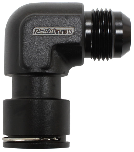 LSA S/CHARGER WATER FITTING 90DEG TO -10AN CLIP ON F/MAL