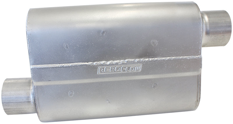 2.5" AEROFLOW 5000 SERIES MUFFLERS - OFFSET INLET/CENTER OUTLET
