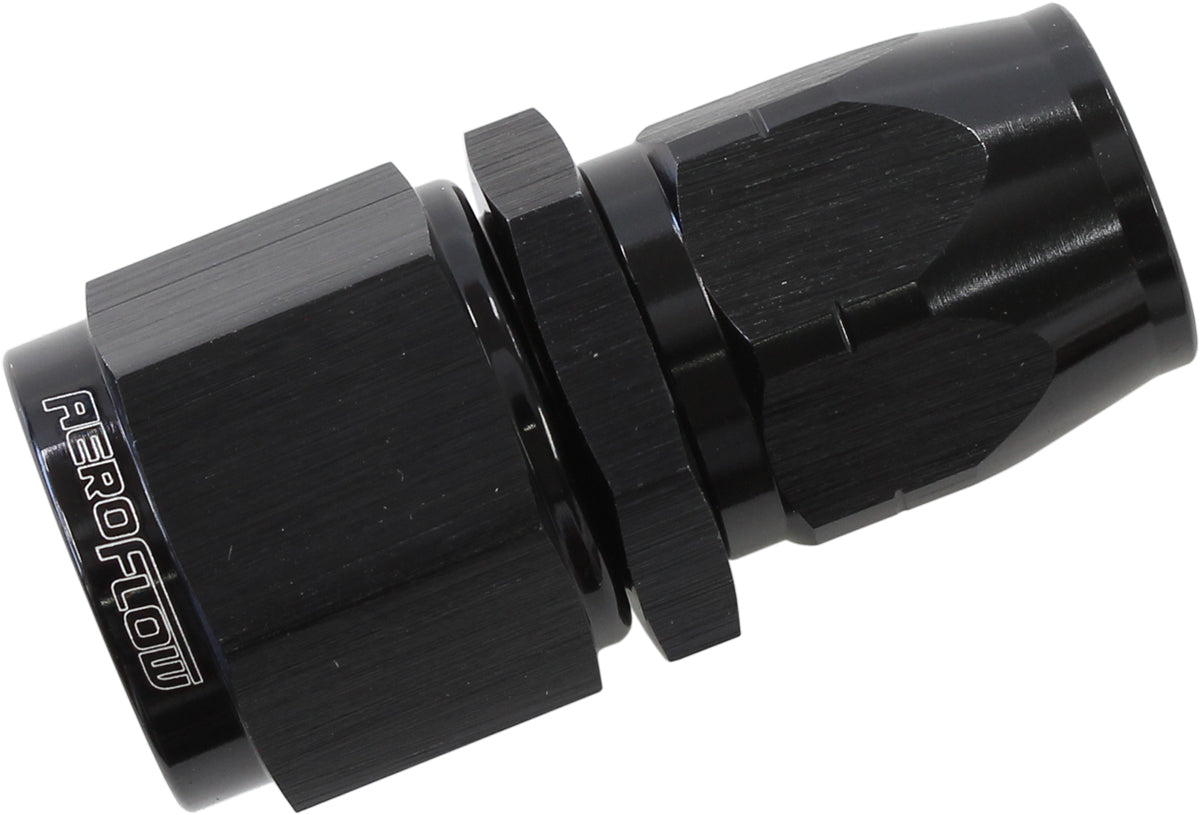 STEPPED STRAIGHT END -6 HOSE  TO -8AN REDUCER HOSE END BLACK Default Title