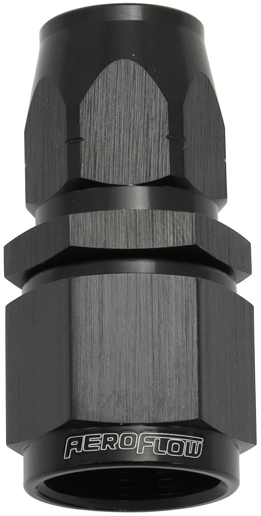 STEPPED STRAIGHT END -6 HOSE  TO -8AN REDUCER HOSE END BLACK