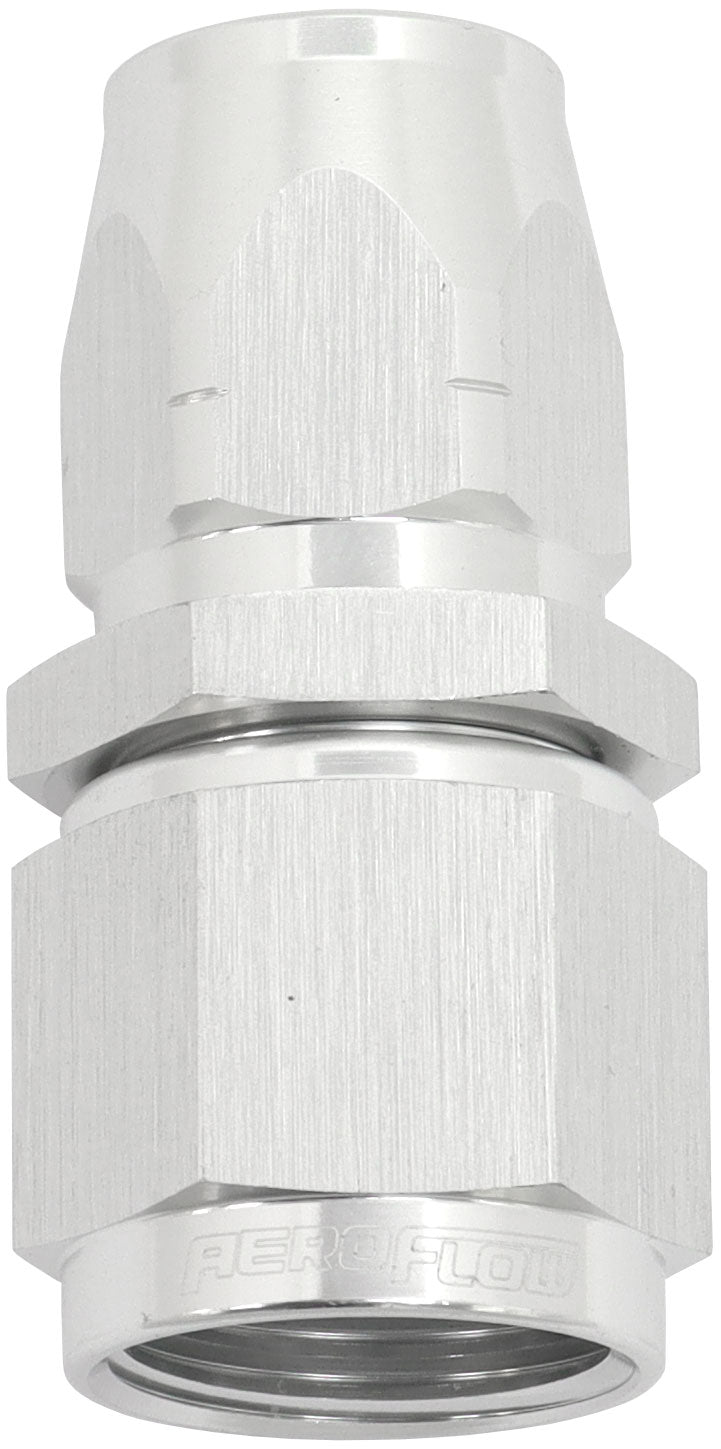 STEPPED STRAIGHT END -6 HOSE  TO -8AN REDUCER HOSE END SILVE