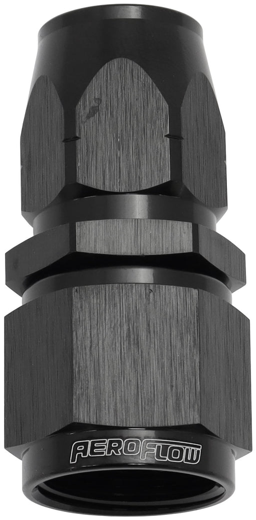 STEPPED STRAIGHT END -8 HOSE  TO -10AN REDUCER HOSE END BLAC