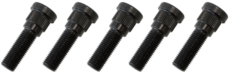 7/16" WHEEL STUDS 5pk .610"   KNURL - 19/32 HOLE DISC / DRUM