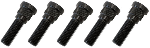 7/16" WHEEL STUDS 5pk .610"   KNURL - 19/32 HOLE DISC / DRUM