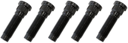 1/2" WHEEL STUDS 5pk .610"    KNURL - 19/32 HOLE DISC / DRUM