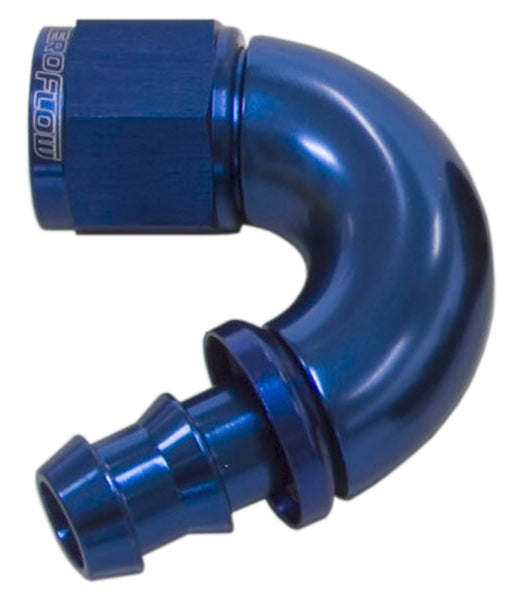 -12AN 150 DEG FULL FLOW PUSH LBLUE FULL FLOW PUSH LOCK