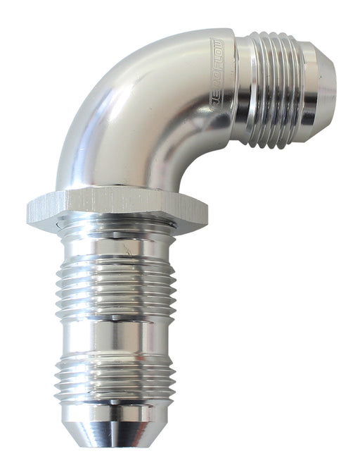 90 DEG BULKHEAD -16AN FUL FLOWSILVER NO RESTRICTION NUT SEPE