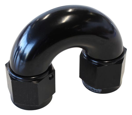 -10AN 180 DEG SWIVEL COUPLER  BLACK BILLET FULL FLOW 1 PIECE