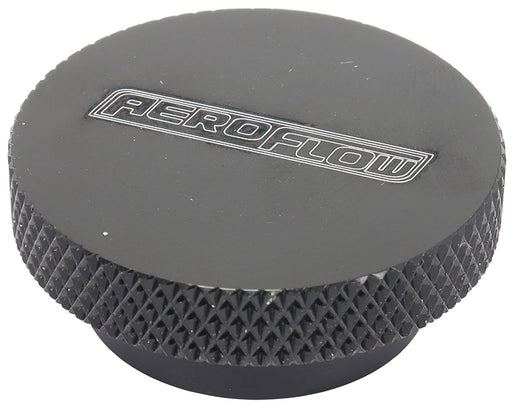 AIR CLEANER NUT 1/4" BLACK    LOW PROFILE TALL STEP 1/4" UNC