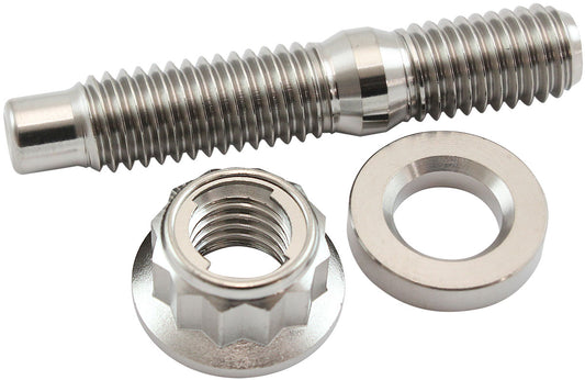 M8 TITANIUM STUD LOCKING NUT  KIT M8X1.25mm HEADER BOLT