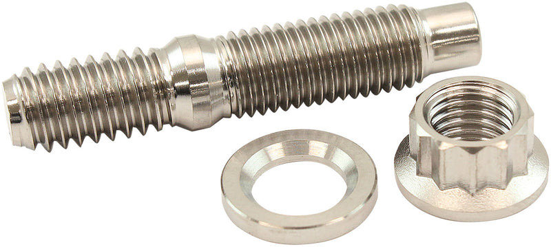 5/16" TITANIUM STUD WASHER NUTKIT 5/16-24 NUT 5/16-18 BOLT  HEADER Aeroflow - AF 55-3003