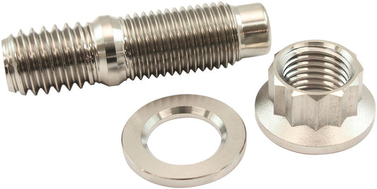 7/16" TITANIUM STUD WASHER NUTKIT 7/16-20 NUT 7/16-14 BOLT  HEADER Aeroflow - AF 55-3010