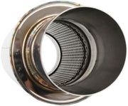 4" ROUND MUFFLER CENTRE CENTRE18" LENGTH 6" DIA 5" TIP S/S