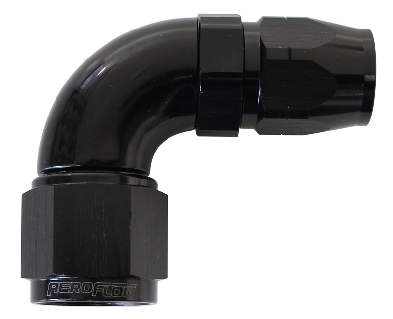 STEPPED 90 DEG HOSEEND -6 HOSETO -8AN REDUCER HOSE END BLACK Default Title