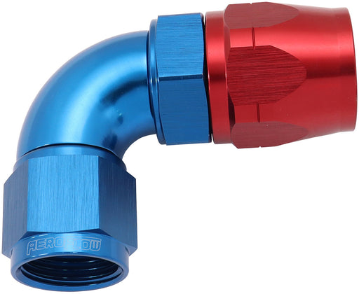 STEPPED 90 DEG HOSEEND -12 HOSTO -10AN EXPANDER HOSE END BLU