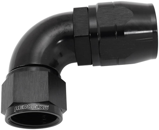 STEPPED 90 DEG FEMALE -12 HOSETO -16AN EXPANDER HOSE END BLA