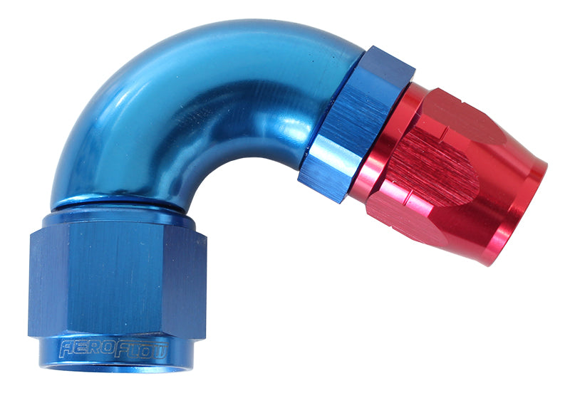 STEPPED 120 DEG HOSEEND -6 HOSTO -8AN REDUCER HOSE END BLUE Default Title