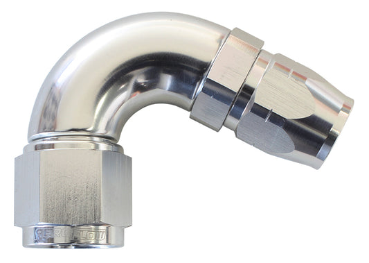 STEPPED 120 DEG HOSEEND -6 HOSTO -8AN REDUCER HOSE END SILVE Default Title