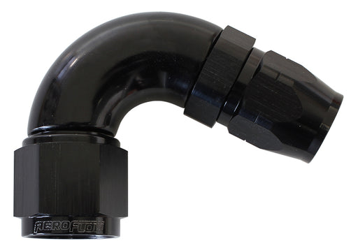 STEPPED 120 DEG HOSEEND -8 HOSTO -6AN EXPANDER HOSE END BLAC