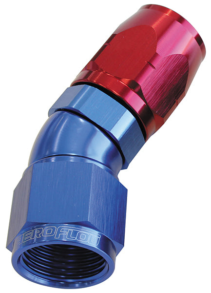 ALLOY 30 DEG HOSE END -12AN   BLUE CUTTER STYLE FULL FLOW