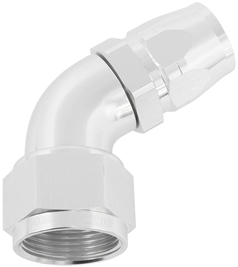 ALLOY 60 DEG HOSE END -12 HOSETO -16 REDUCER HOSE END SILVER