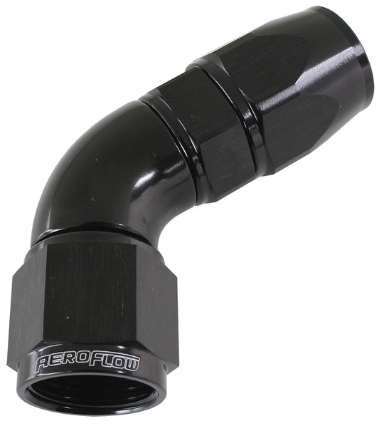 60 DEG -3AN FULL FLOW TEFLON  HOSE END BLACK 1 PIECE FULLFLO Default Title