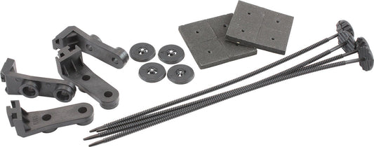 MOUNTING KIT 16" BRUSHLESS FANELECTRIC REPLACEMENT STRAIGHT FEET TIES Aeroflow- AF 59-1116