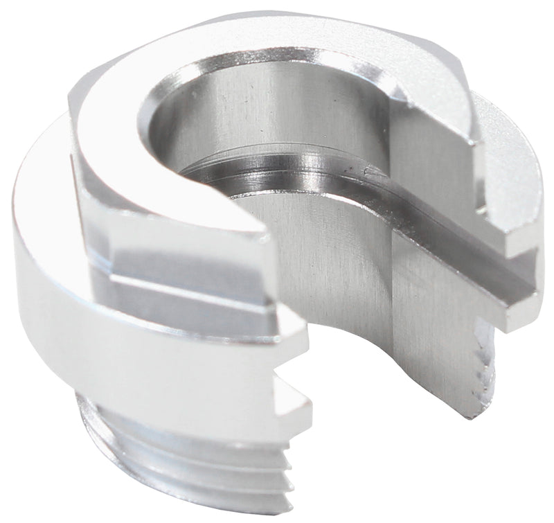 PUSH ON EFI FITTING RETAINING LOCKING COLLAR WITH SLOT SILVE