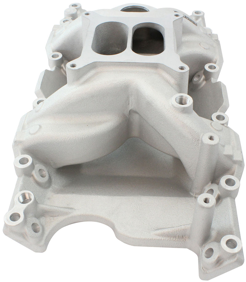 SB CHRYSLER AIR GAP INTAKE    MANIFOLD DUAL PLANE 318 360   NATURAL Aeroflow - AF6010-3005