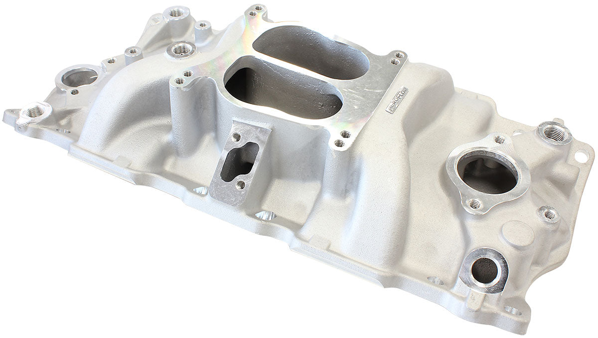 SBC CLASSIC INTAKE MANIFOLD   DUAL PLANE CHEV 350 NATURAL Default Title