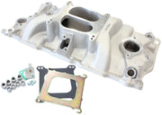 SBC CLASSIC INTAKE MANIFOLD   DUAL PLANE CHEV 350 NATURAL